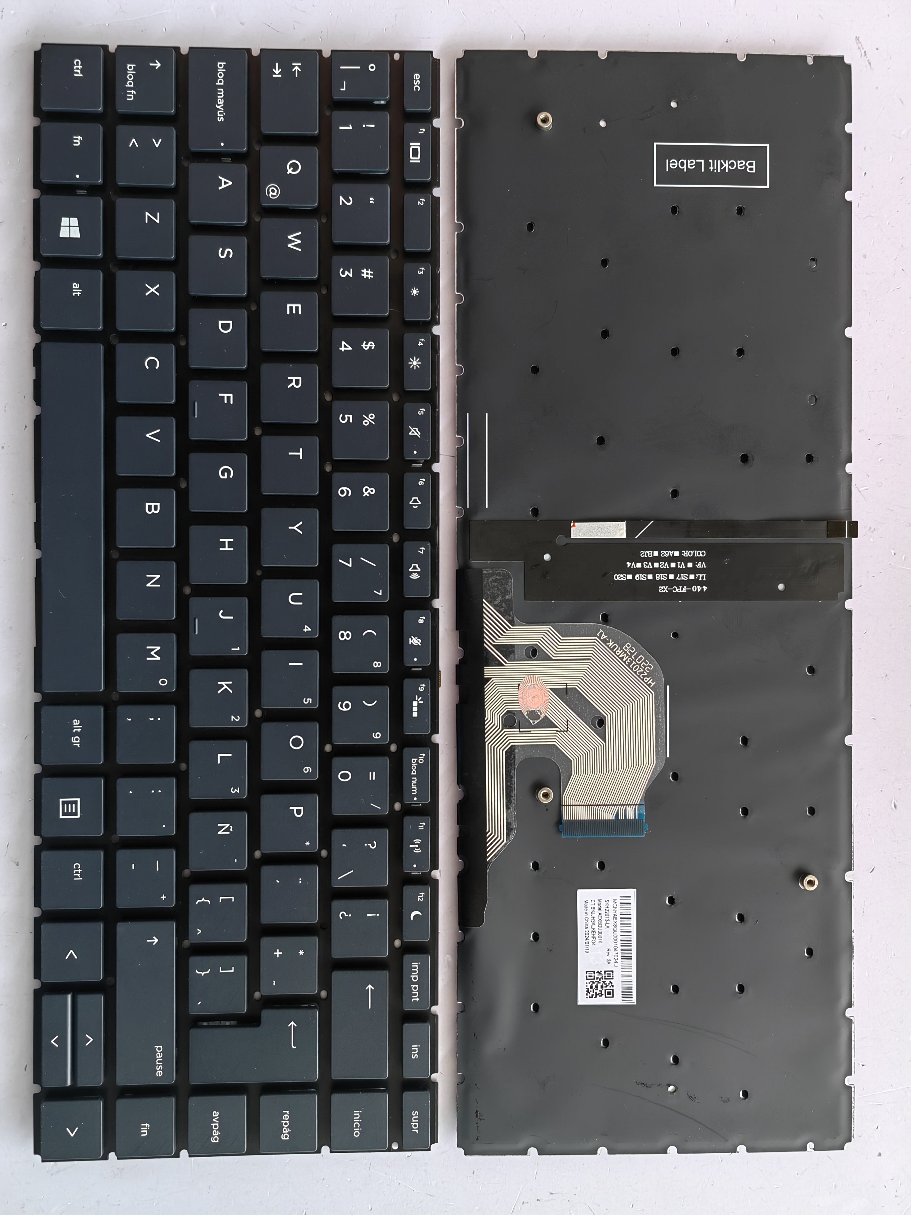 Picture of New Replacement Laptop Keyboard For HP 440G6/445G6 BLACK Backlit (OEM) LA Layout